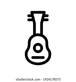 guitar icon or logo isolated sign symbol vector illustration - high quality black style vector icons
