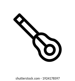 guitar icon or logo isolated sign symbol vector illustration - high quality black style vector icons
