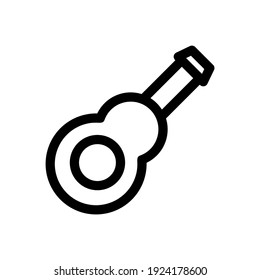 guitar icon or logo isolated sign symbol vector illustration - high quality black style vector icons
