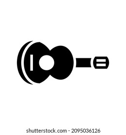 guitar icon or logo isolated sign symbol vector illustration - high quality black style vector icons
