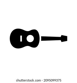 guitar icon or logo isolated sign symbol vector illustration - high quality black style vector icons
