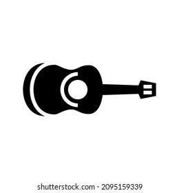 guitar icon or logo isolated sign symbol vector illustration - high quality black style vector icons
