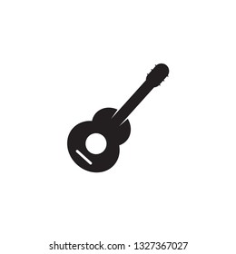 Guitar icon logo template