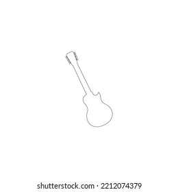 diseño de ilustración vectorial de icono de guitarra