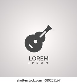 Guitar icon. music sign