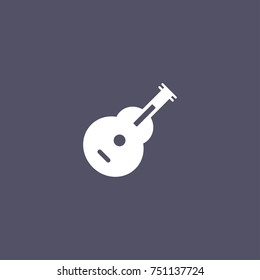 Guitar icon. music sign
