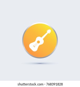 guitar icon. music sign