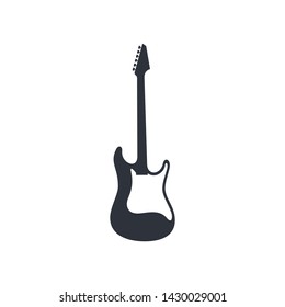 guitar icon music symbol design logo element