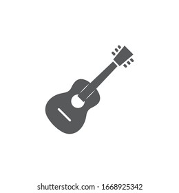 Guitar Icon on white background