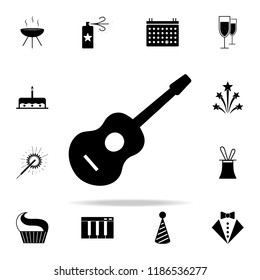 guitar icon. Party icons universal set for web and mobile