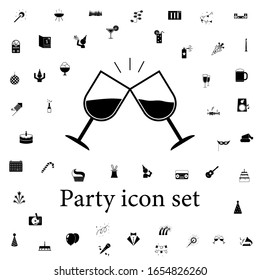 guitar icon. party icons universal set for web and mobile