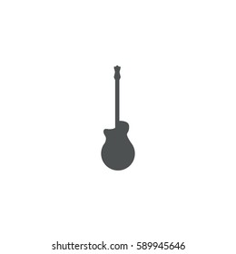 guitar icon. sign design