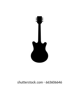 guitar icon. sign design