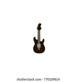 guitar icon. sign design