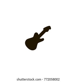 guitar icon. sign design