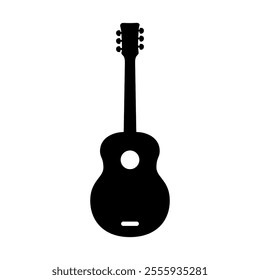 Guitar icon, guitar sign isolated – vector