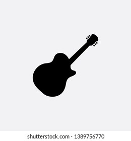 guitar icon sign signifier vector