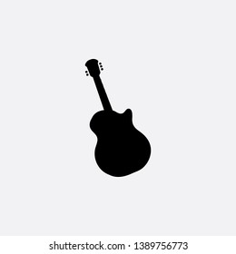 guitar icon sign signifier vector