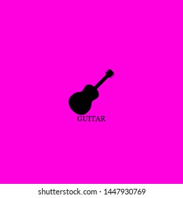 guitar icon sign signifier vector