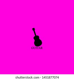 guitar icon sign signifier vector