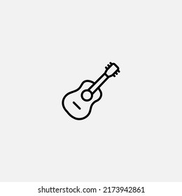 Guitar icon sign vector,Symbol, logo illustration for web and mobile