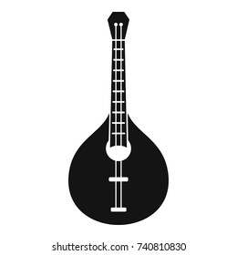 Guitar icon. Simple illustration of guitar vector icon for web