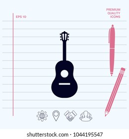 Guitar icon symbol