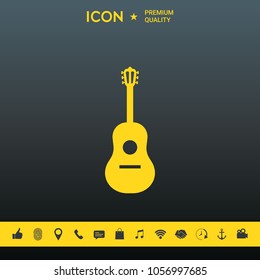Guitar icon symbol