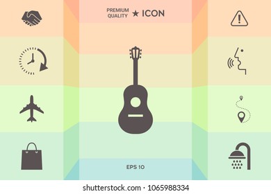 Guitar icon symbol