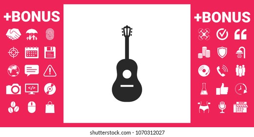 Guitar icon symbol