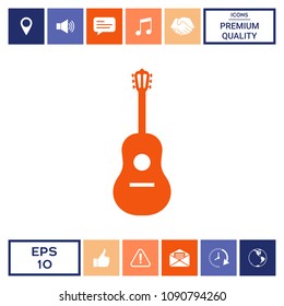 Guitar icon symbol