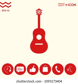 Guitar icon symbol