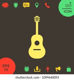 Guitar icon symbol