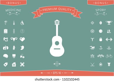 Guitar icon symbol