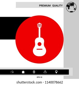 Guitar icon symbol