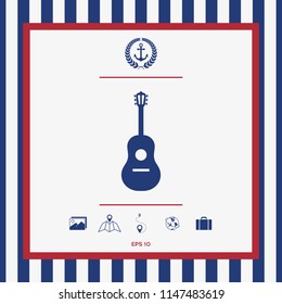 Guitar icon symbol