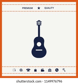 Guitar icon symbol