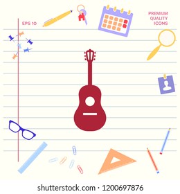 Guitar icon symbol