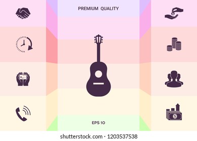Guitar icon symbol