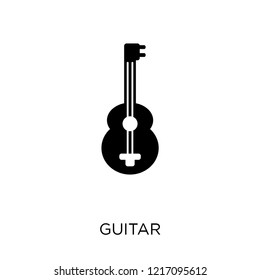 Guitar icon. Guitar symbol design from Music collection. Simple element vector illustration on white background.
