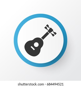 Guitar Icon Symbol. Premium Quality Isolated Instrument Element In Trendy Style.