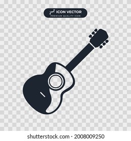 guitar icon symbol template for graphic and web design collection logo vector illustration