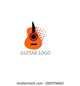 guitar icon template symbol design logo