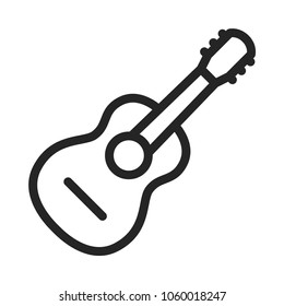 Guitar icon vector
