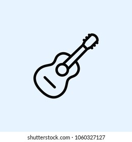 Guitar icon vector