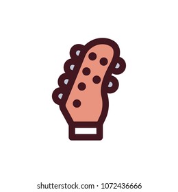 guitar icon vector