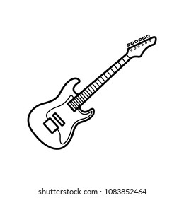 Guitar icon vector