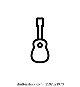 Gitarrensymbol-Vektorgrafik