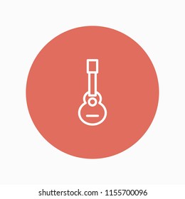 guitar icon vector