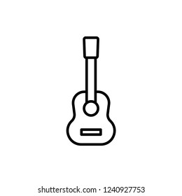 guitar icon vector